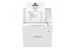 Epson TM-m30III C31CK50111 drukarka paragonowa, USB, USB-C, Ethernet, 8 dots/mm (203 dpi), cutter, white