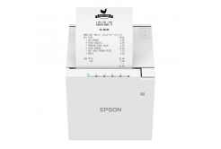 Epson TM-m30III C31CK50111 drukarka fiskalna, USB, USB-C, Ethernet, 8 dots/mm (203 dpi), cutter, white