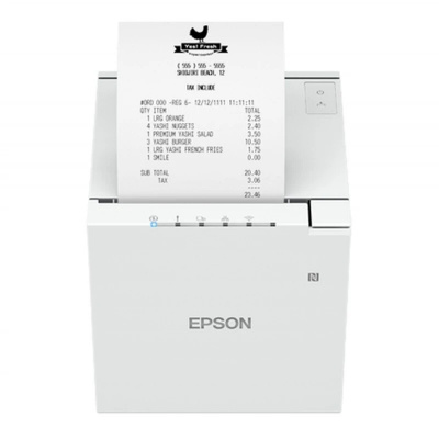 Epson TM-m30III C31CK50111 drukarka fiskalna, USB, USB-C, Ethernet, 8 dots/mm (203 dpi), cutter, white