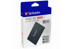 Interní disk SSD Verbatim SATA III, 512GB, GB, Vi550, 49352, 560 MB/s-R, 535 MB/s-W