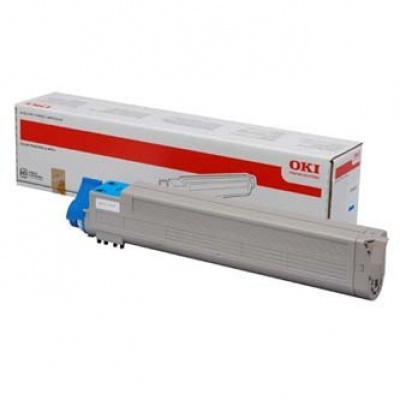 OKI 43837131 błękitny (cyan) toner oryginalny