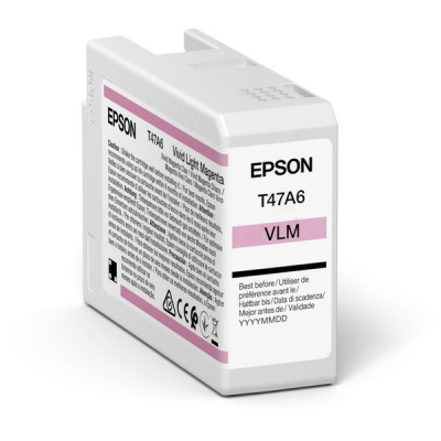 Epson C13T47A60N jasno purpurowy (light magenta) tusz oryginalna