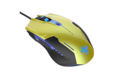 E-blue Mysz Auroza G EMS607GRAA-IU, 3000DPI, optyczna, 6 przycisków, przewodowy USB, zielony