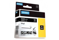 Dymo Rhino 1805435, 12mm x 5,5m, biały druk / biały podkład, taśma oryginalna