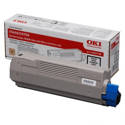OKI 43865708 czarny (black) toner oryginalny