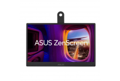 Monitor ASUS ZenScreen MB166CR 90LM07D3-B03170, 15,6", IPS, FHD, 60Hz, 5ms, czarny, 3R