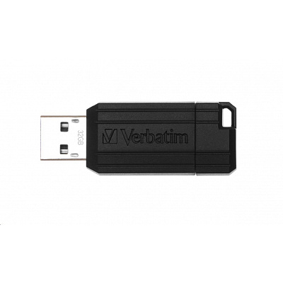 VERBATIM Flash Disk 32GB Store 'n' Go PinStripe, czarny