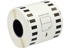 Brother zamiennik DK-22212, 62mm x 15,24m, biały, film, etykiety 