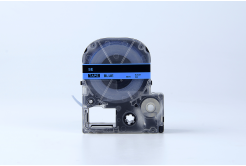 Epson SE9BW, 9mm x 8m, czarny druk / niebieski podkład, taśma zamiennik