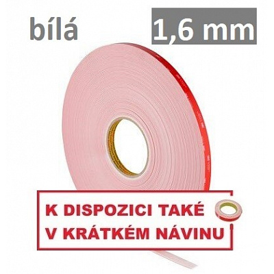3M VHB™ LSE-160WF Dwustronna taśma klejąca o wysokiej sile klejenia do tworzyw LSE, gr. 1,6 mm 12 mm x 3 m