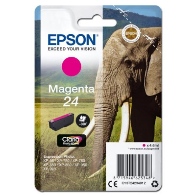 Epson T2423 C13T24234012 purpurowy (magenta) tusz oryginalna