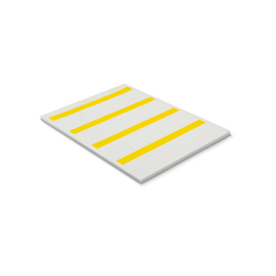 Partex PWL2518057D9SM etykiety owijane 25,4x57 mm, białe A4, 10x35szt.