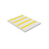 Partex PWL2518057D9SM etykiety owijane 25,4x57 mm, białe A4, 10x35szt.