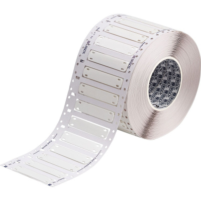 Brady HCM-75x25-B7643-WT / 620331, THT Heatex Cable Markers, 75.00 mm x 25.00 mm