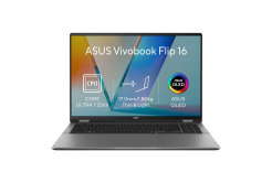 ASUS Vivobook 16 Flip/TP3607SA-OLED190W/U7-256V/16"/WUXGA/T/16GB/512GB/Intel int/W11H/Szary/2R