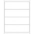 Samoprzylepne etykiety 190 x 58 mm, 5 etykiet, A4, 100 arkuszy