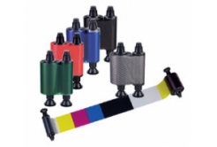 Evolis colour ribbon (monochrome), wax, black