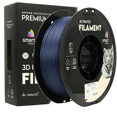 Smart Print FG-S217-E1, 3D filament, PETG Matte, 1,75mm, 1000g, Niebieski (Blue)