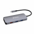 VERBATIM Hub USB-C Pro Multiport 9 Port, 3x USB 3.2, 2x USB-C, HDMI, RJ45, microSD/SD, szary