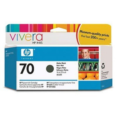 HP 70 C9448A matowa czarna (matte black) tusz oryginalna