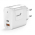 Genius zasilacz sieciowy 65 W, 2 porty, USB-C, USB-A, PD-65AC