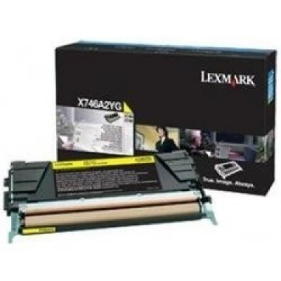 Lexmark X746A2YG żółty (yellow) toner oryginalny