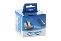 Dymo 99018, S0722470, 190mm x 38mm, białe etykiety papierowe oryginalne