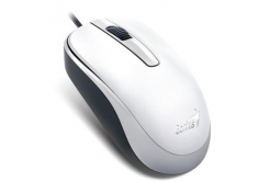 Genius Mysz DX-120 31010105107, 1200DPI, optyczna, 3tl., przewodowy USB, biały, standardowa, uniwersalna