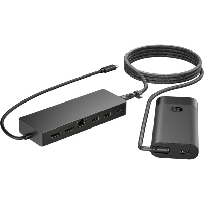 HP Univ. USB-C Hub i ładowarka do laptopa Combo-EURO