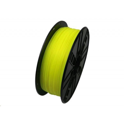 Gembird 3DP-PLA1.75-01-FY, 3D filament, PLA, 1,75mm, 1000g, Fluorescencyjny żółty (Yellow)
