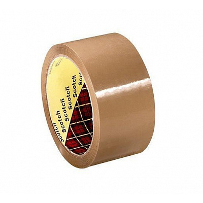 3M 371 Balicí páska, hnědá 48 mm x 66 m - role