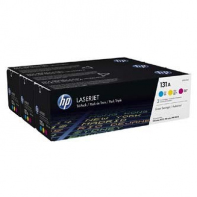 HP 131A U0SL1AM, błękitny / purpurowy / żółty (cyan / magenta / yellow) toner oryginalny
