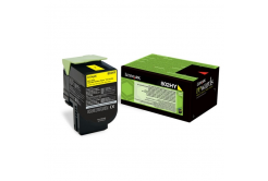Lexmark 80C2HYE żółty (yellow) toner oryginalny