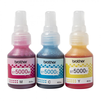 Brother BT-5000CLVAL kolorowa (CMY) multipack oryginalnych kartridży