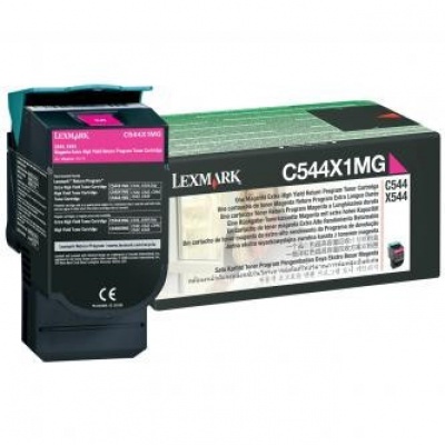 Lexmark C544X1MG purpurowy (magenta) toner oryginalny