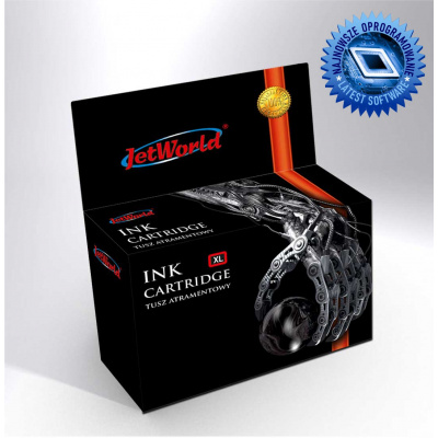 Ink Cartridge JetWorld Black HP 307XL remanufactured 3YM64AE (indicates the ink level) (product works with HP+ "e" version devices) (anti upgrade) 