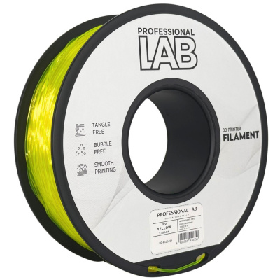 Professional Lab FG-P125-E1, 3D filament, TPU 95A, 1,75mm, 1000g, Żółty (Yellow)