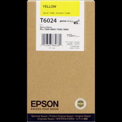 Epson T602400 żółty (yellow) tusz oryginalna