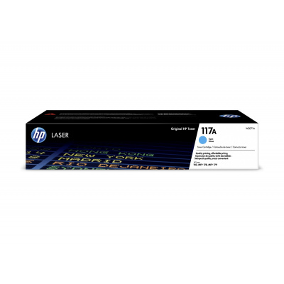 HP 117A W2071A błękitny (cyan) toner oryginalny
