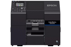 Epson ColorWorks D6000 (Pe) C31CL90202 kolorowa drukarka etykiet, peeler, disp., USB, Ethernet, black