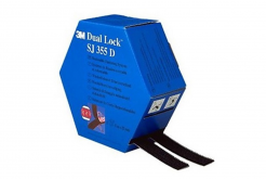 3M Dual-Lock Mini Pack SJ355D, czarny,  25 mm, 2 x 5 m