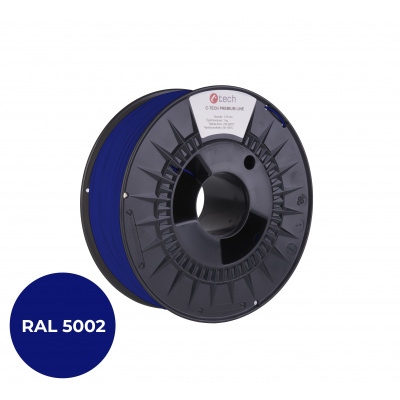 C-Tech 3DF-P-PLA1.75-5002 3D filament, PREMIUM LINE, PLA, RAL5002, 1,75mm, 1000g, Ultramaryna (Purple)