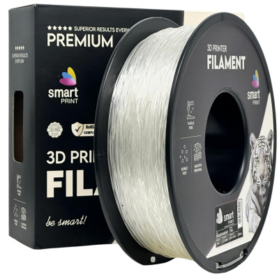 Smart Print FG-S126-E1, 3D filament, TPU 95A, 1,75mm, 1000g, Przezroczysty (Transparent)