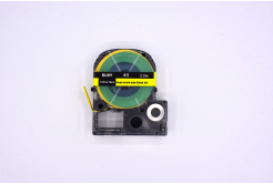 Epson LK-4YBA5 / SU5Y, 5mm x 2,5m, czarny druk / żółty podkład, termokurczliwa, taśma zamiennik