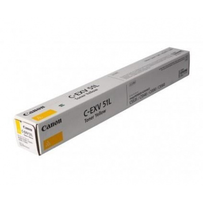 Canon C-EXV51L żółty (yellow), toner oryginalny