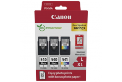 Canon PG-540L 2x + CL-541XL 5224B015 kolorowy (CMYK) multipack oryginalnych kartridży
