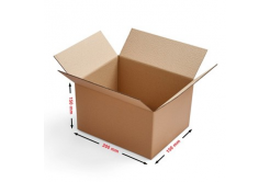 Kartonová krabice, hnědá, 200x150x150mm, 25 KS