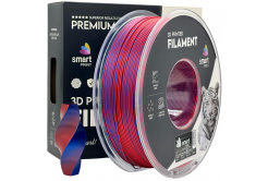 Smart Print FG-S97-E1, 3D filament, PLA Silk, 1,75mm, 1000g, Dual Color, Wielokolorowy (Red, Blue)