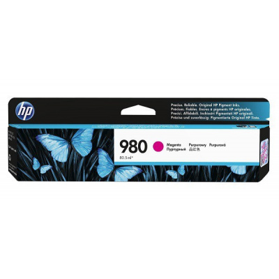 HP 980 D8J08A purpurowy (magenta) tusz oryginalna