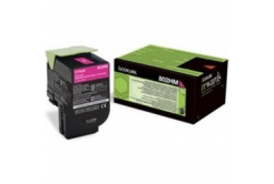 Lexmark 80C2HM0 purpurowy (magenta) toner oryginalny